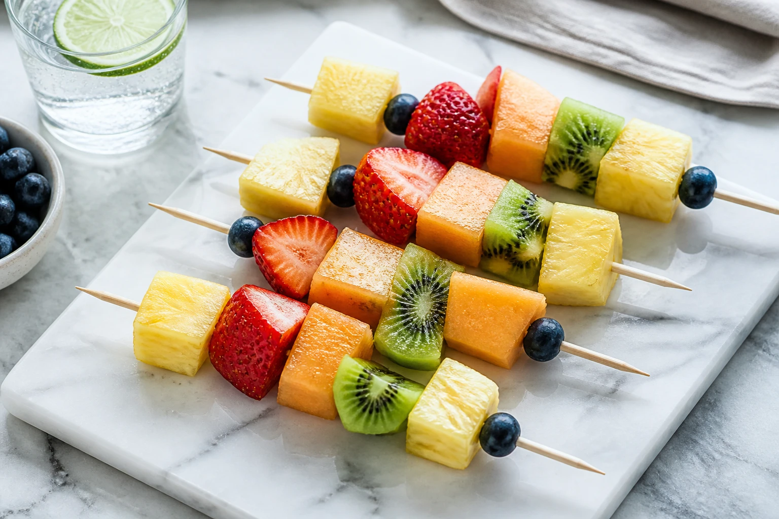 Préparer des brochettes de fruits à l&rsquo;avance : la méthode qui marche